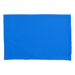 Funda De Cojín Color claro de la plancha sólido azul de la Marina