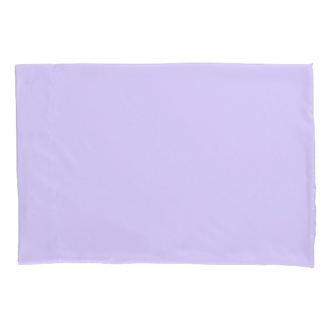 Funda De Cojín Color sólido pastel Lilac | Clásica | Elegante (Anverso)