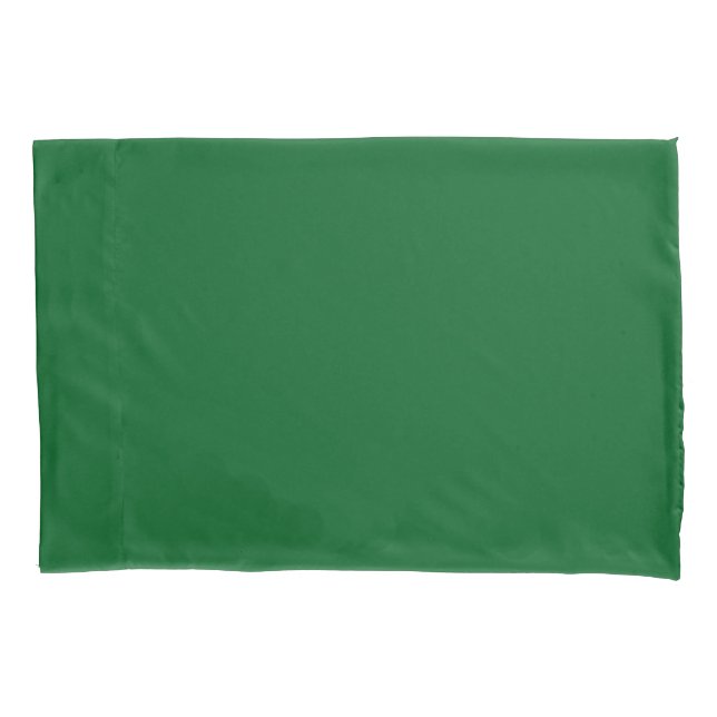 Funda De Cojín Color Sólido Verde Oscuro Bosque Moderno  (Anverso)