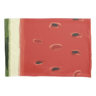 Funda De Cojín Colorante de agua rojo brillante Castillo de fondo