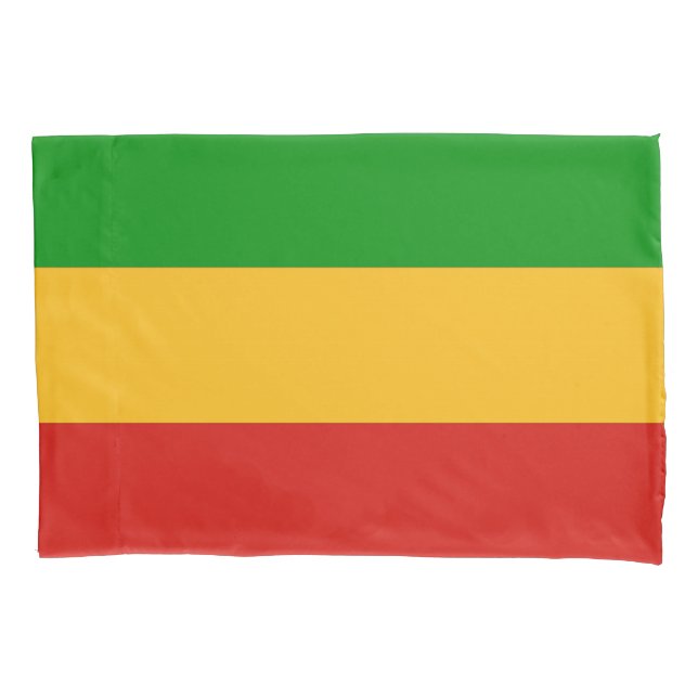 Funda De Cojín COLORES DE BANDERA RASTAFARI + tus ideas (Anverso)