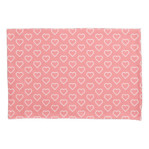 Funda De Cojín Colores personalizados - Corazón blanco en color 