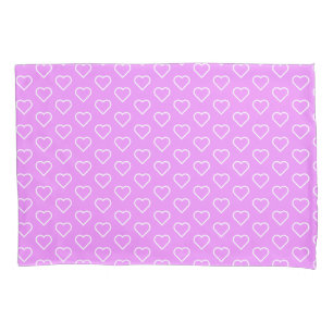 Funda De Cojín Colores personalizados - Corazón blanco en colore