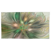 Colorida Fantasía Moderna Resumen Flor Fractal