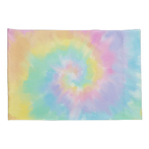 Funda De Cojín Colorido patrón de tinte de lazos de arcoiris
