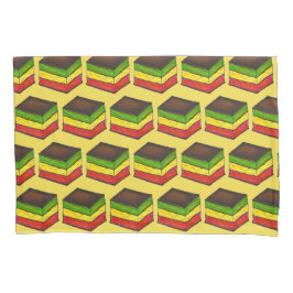 Funda De Cojín Comida italiana Arcoiris tricolor Siete cookies de