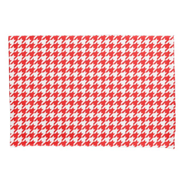 Funda De Cojín Comprobación de la galga roja y blanca (Anverso)