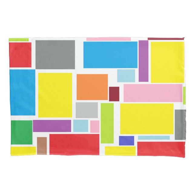 Funda de cojín con bloques de vibraciones positiva (Anverso)