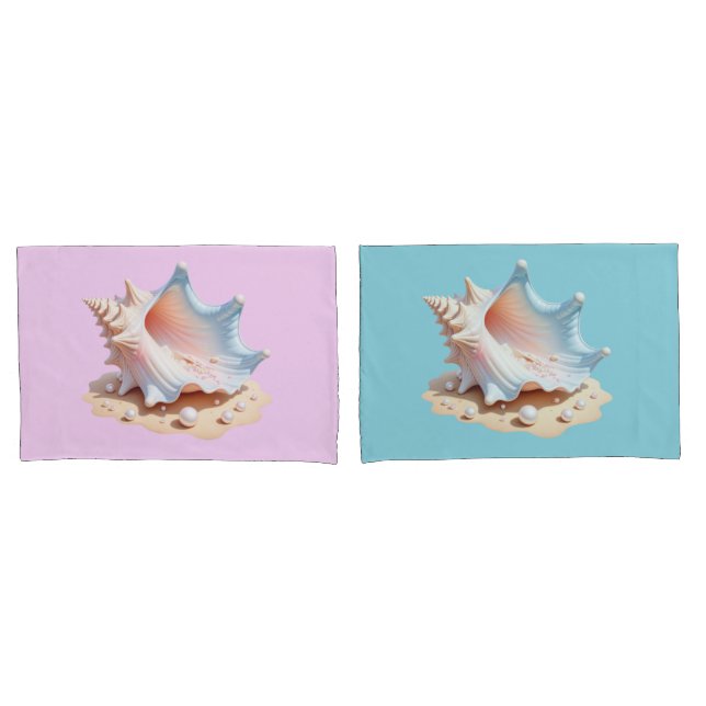 Funda De Cojín concha de caracol (Anverso - Set)