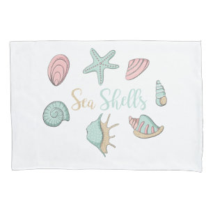 Funda De Cojín conchas marinas