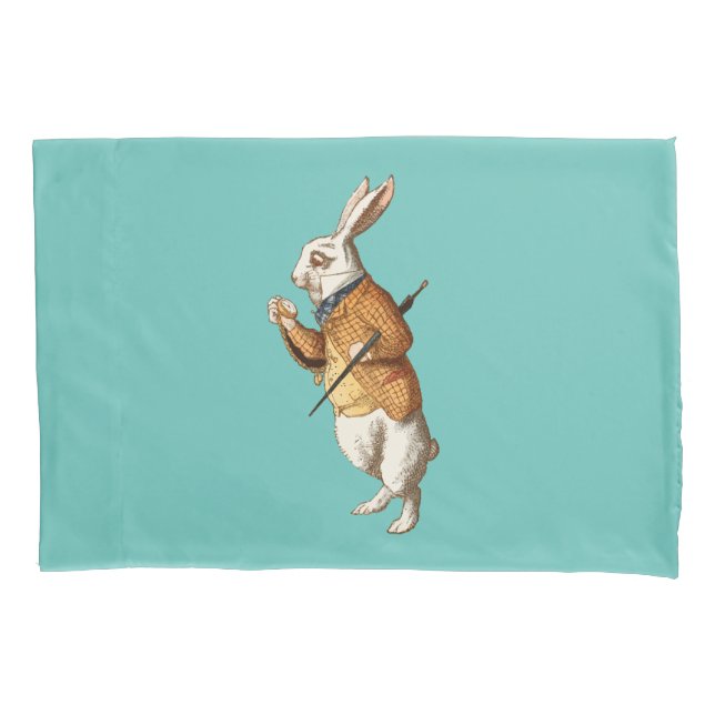 Funda De Cojín Conejo blanco (Alicia en el país de las maravillas (Anverso-izquierdo)