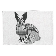 Conejo De Chevron Y Floral