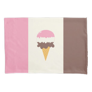 Funda De Cojín Cono napolitano de helados