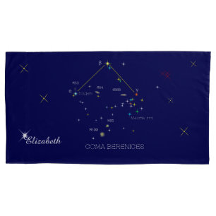 Funda De Cojín Constelación del hemisferio norte Coma Berenices