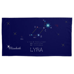 Funda De Cojín Constelación del hemisferio norte Lyra