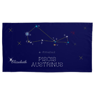 Funda De Cojín Constelación del hemisferio sur Piscis Austrinus