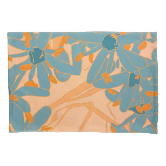 Funda De Cojín Contemporary Leaf Design in Peach