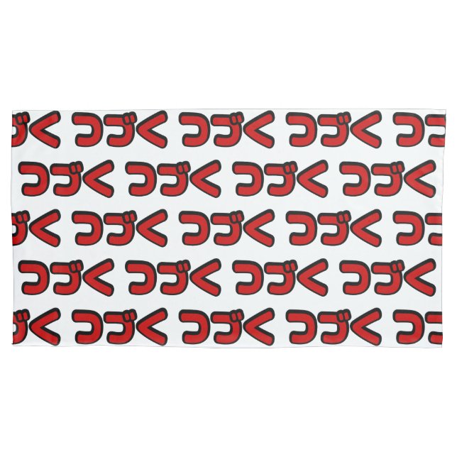 Funda De Cojín Continuación つ づ lengua katakana く (Anverso-izquierdo)