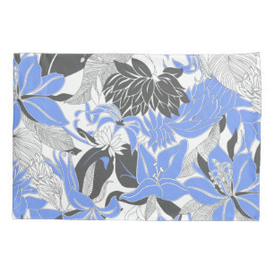 Funda De Cojín Contour Hawaii Lily tropical y Protea Floral