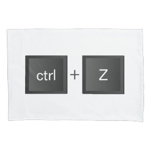 Funda De Cojín Control-Z ctrl+Z "UNDO" Divertido teclado para PC 