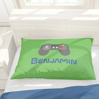 Funda De Cojín Controlador de videojuegos verde