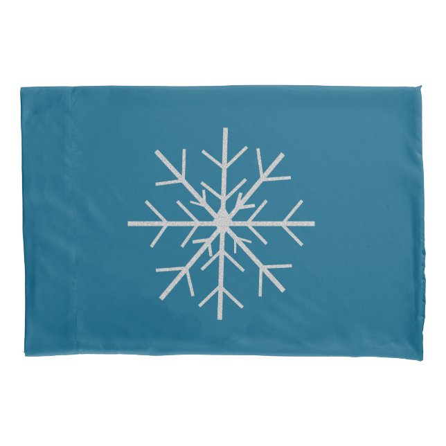 Funda De Cojín Copo de nieve  (Anverso)