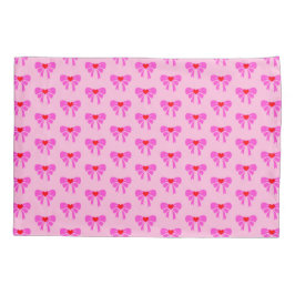 Funda De Cojín Coquette Ribbon Pattern y2k Retro Preppy Pink