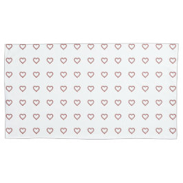 Funda De Cojín Corazón de Gemstone de Ruby Rojo