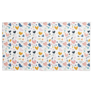 Funda De Cojín Corazones Modernos