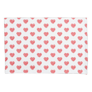 Funda De Cojín Corazones Rojos Con Corazones Pequeños