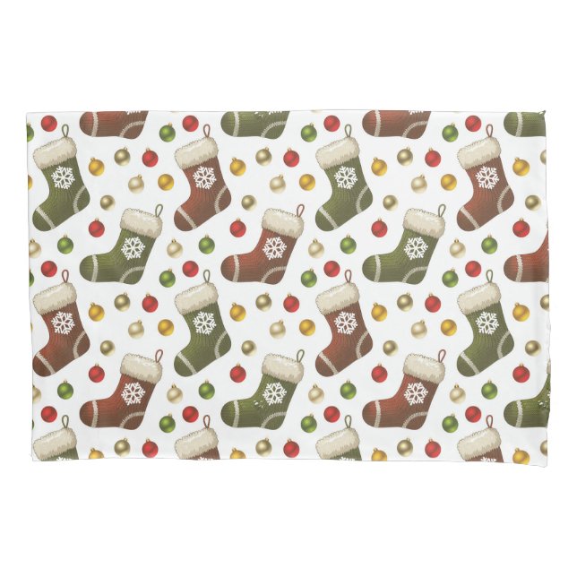 Funda De Cojín Coronas de Navidad (Anverso)