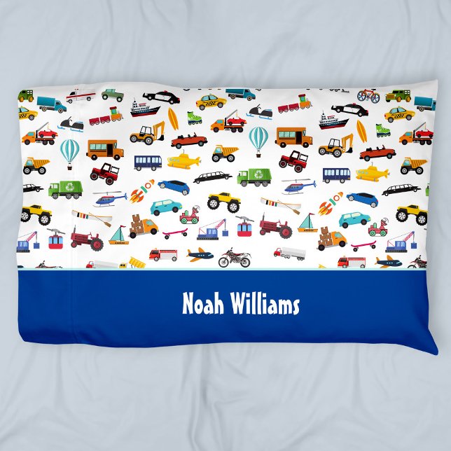 Funda De Cojín Cosas De Niño Pequeño Que Mueven Carros De Vehícul (Subido por el creador)