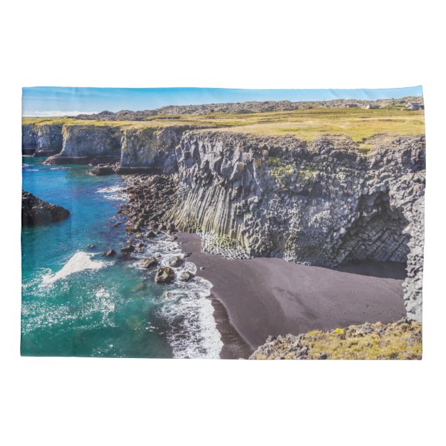 Funda De Cojín Costa Hellnahraun, Islandia (Reverso)