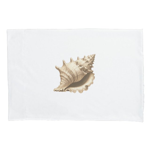 Funda De Cojín Costero/playa/concha náutica (Anverso)