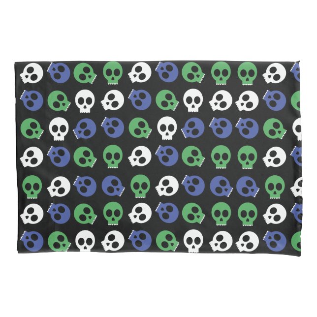 Funda De Cojín Cráneos multi (Anverso)