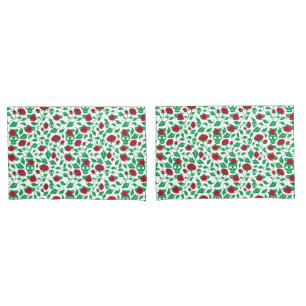 Funda De Cojín Cráneos y rosas de Frida Kahlo el