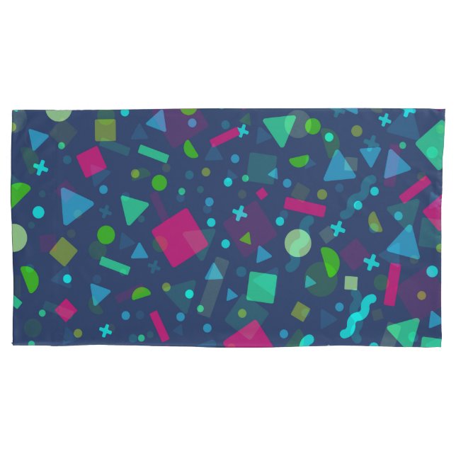 Funda De Cojín Creación de figura geométrica 5 (Anverso)