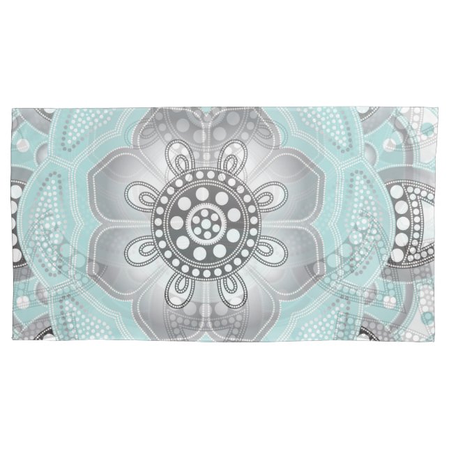 Funda De Cojín Creación de Mandala, todos los puntos para uno 1 (Anverso)