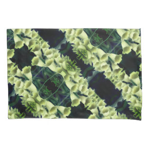 Funda De Cojín Creamy Foxglove Flower Resumen Patrón