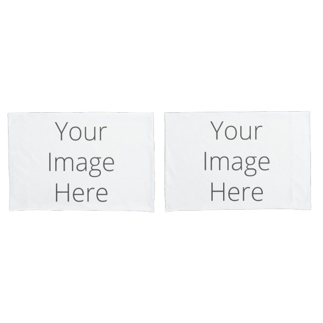 Funda De Cojín Crear su propio par de almohadas, tamaño estándar (Anverso - Set)