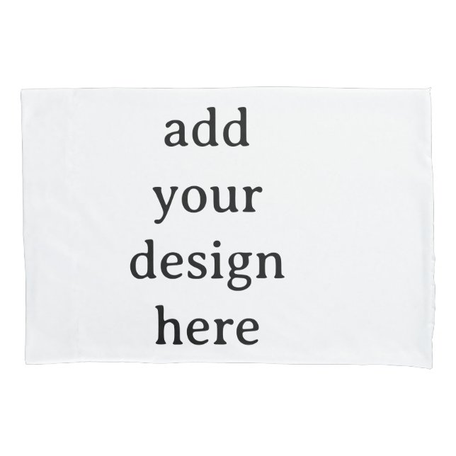 Funda De Cojín Create Your Own Simple Custom Standard 20" x 30" (Anverso)
