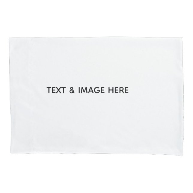 Funda De Cojín Create Your Own white (Anverso)