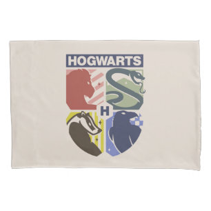 Funda De Cojín Crestón estampado vintage de HOGWARTS™