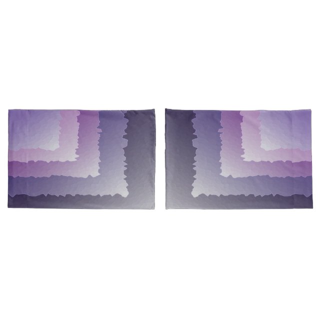 Funda De Cojín Cristales morados (Reverso-Set)