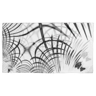 Funda De Cojín Crossed gray lines remind us of drawings of claw