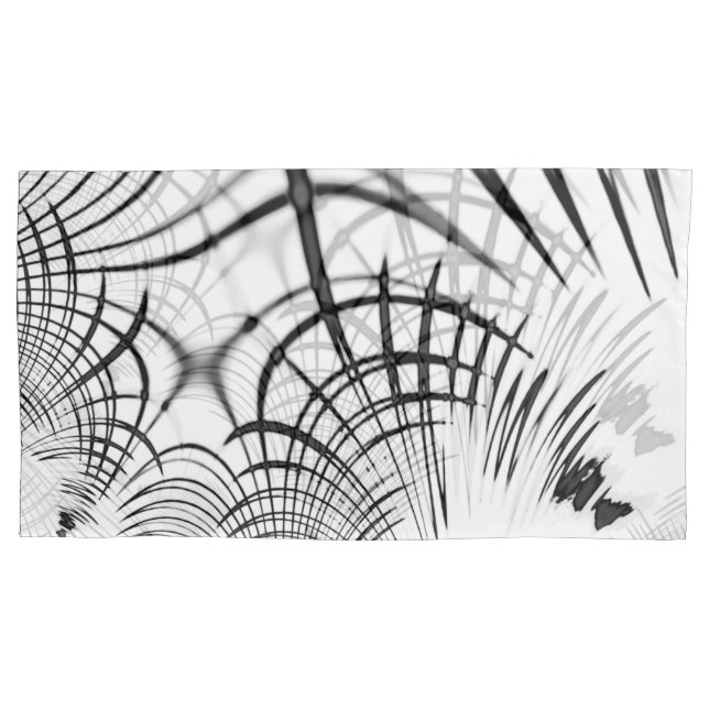 Funda De Cojín Crossed gray lines remind us of drawings of claw (Anverso-izquierdo)