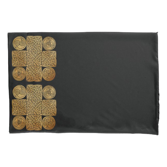 Funda De Cojín Cruz de Knotwork del Celtic (Anverso)