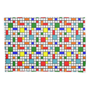 Funda De Cojín Cuadrícula de Bauhaus