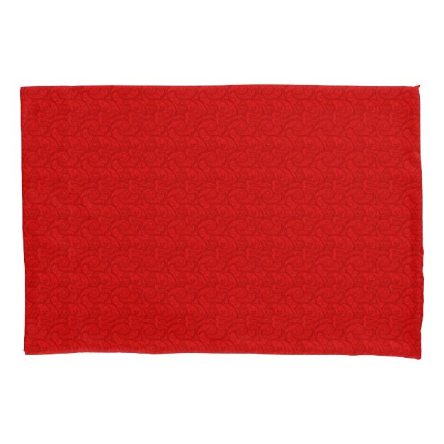 Funda De Cojín Cuadro escocés rojo (Anverso-izquierdo)