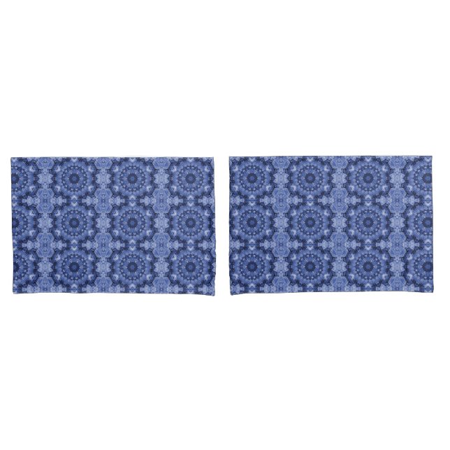 Funda De Cojín Cuello azul (Anverso - Set)